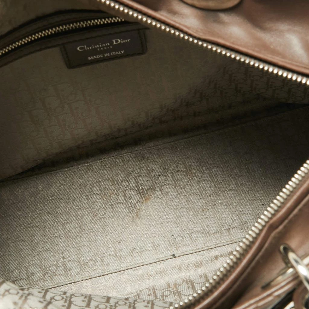 Dior Brown Cannage Leather Large Lady Dior Tote 商品