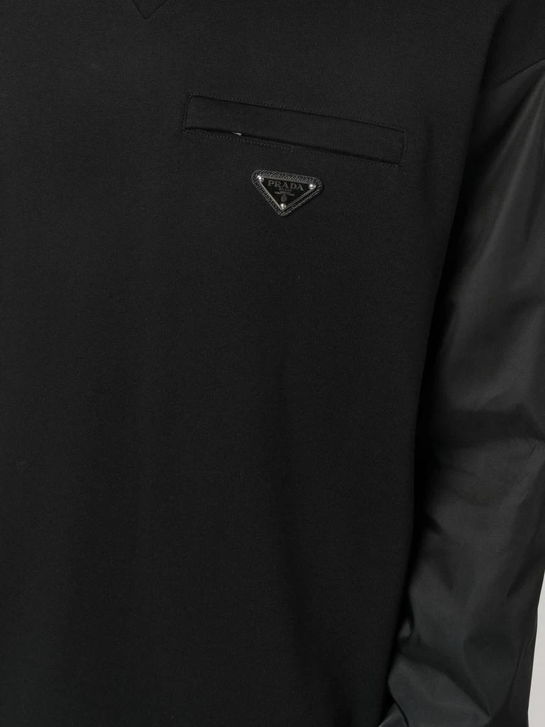 商品Prada|PRADA logo plaque sweatshirt,价格¥6704,第5张图片详细描述