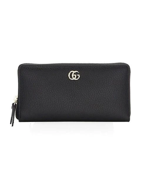 商品Gucci|Leather Zip Around Wallet,价格¥4462,第1张图片