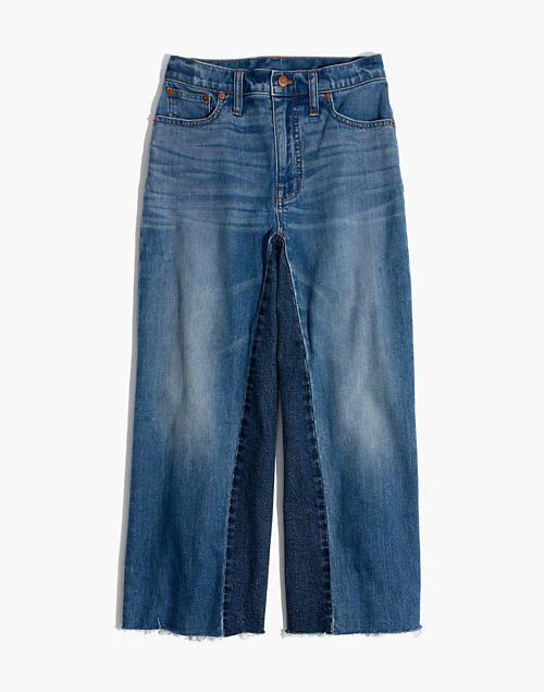 商品Madewell|Wide-Leg Crop Jeans: Gusset Edition,价格¥476,第5张图片详细描述