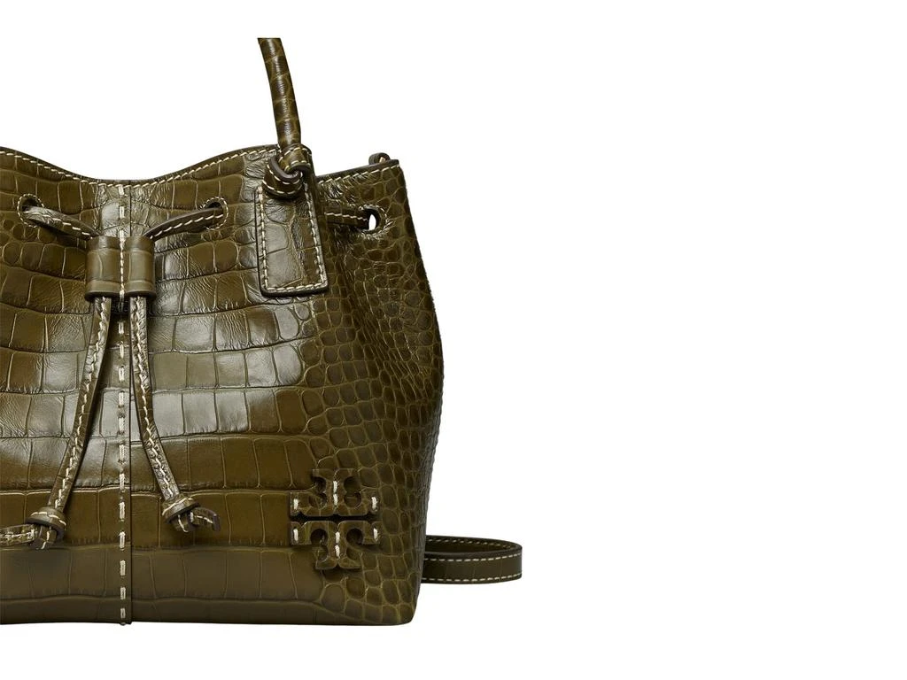 商品Tory Burch|Mcgraw Embossed Small Drawstring Satchel,价格¥2881,第4张图片详细描述