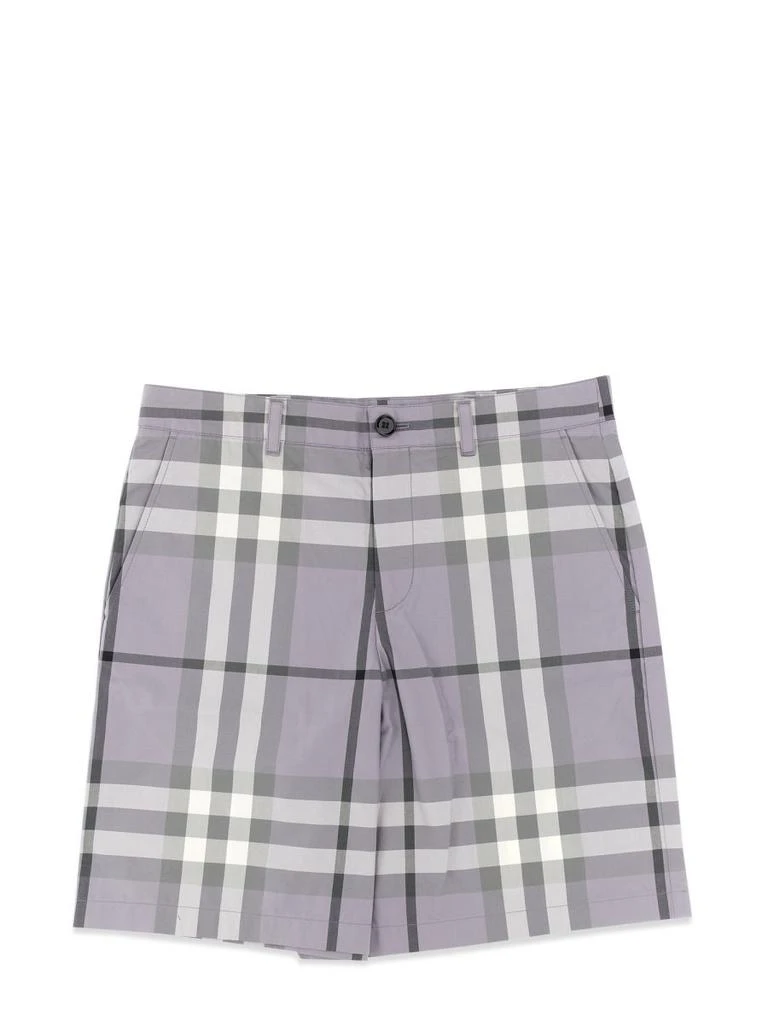 商品Burberry|Burberry Check Pattern Bermuda Shorts,价格¥3355,第1张图片