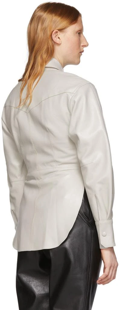 商品Isabel Marant|Off-White Leather Xiao Shirt,价格¥5278,第3张图片详细描述