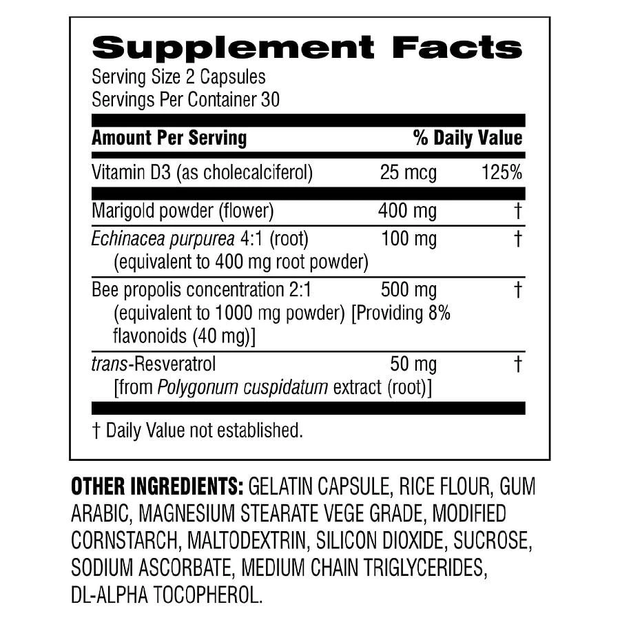 商品Botanic Choice|Oral Health Pro-Tec Capsules,价格¥149,第2张图片详细描述