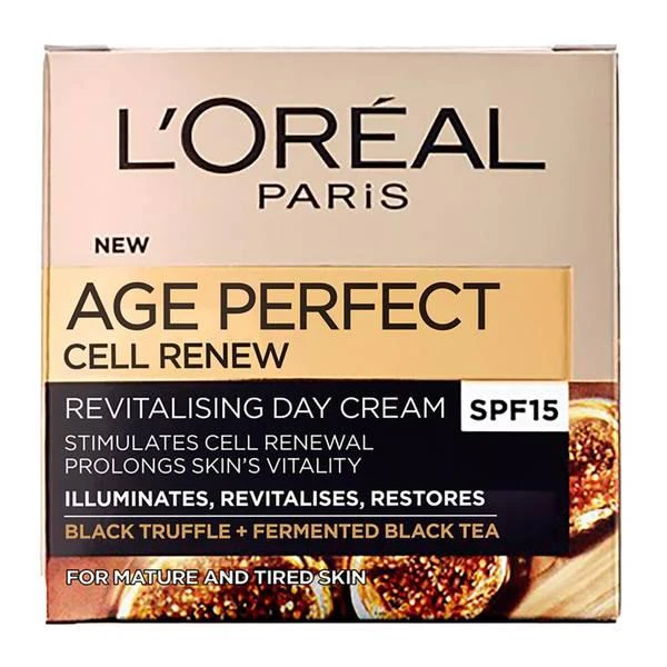 商品L'Oreal Paris|Dermo Expertise Age Perfect 修护日霜 - SPF15 (50ml),价格¥196,第1张图片