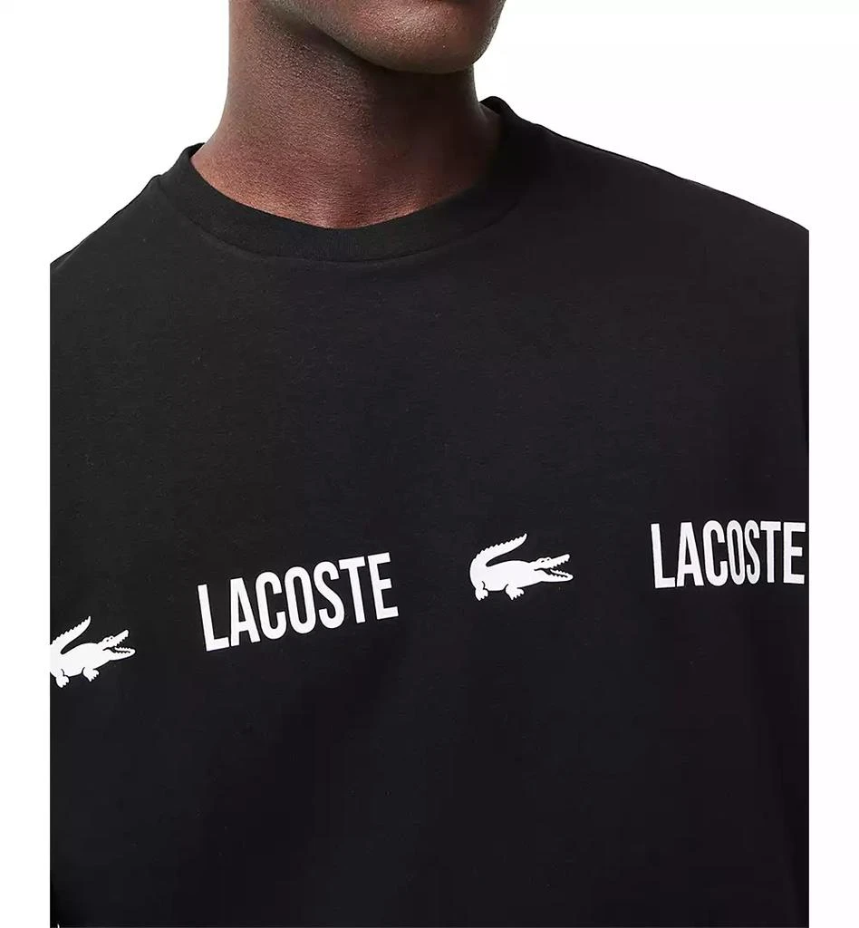 商品Lacoste|Men’s Logo Band Lightweight Sleep Tee,价格¥213,第3张图片详细描述
