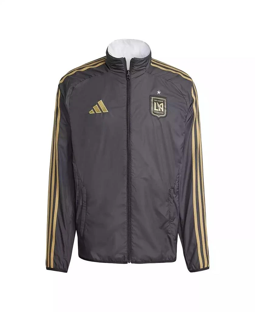 商品Adidas|Men's Black/White LAFC 2025 Anthem Reversible Full-Zip Jacket,价格¥821,第1张图片