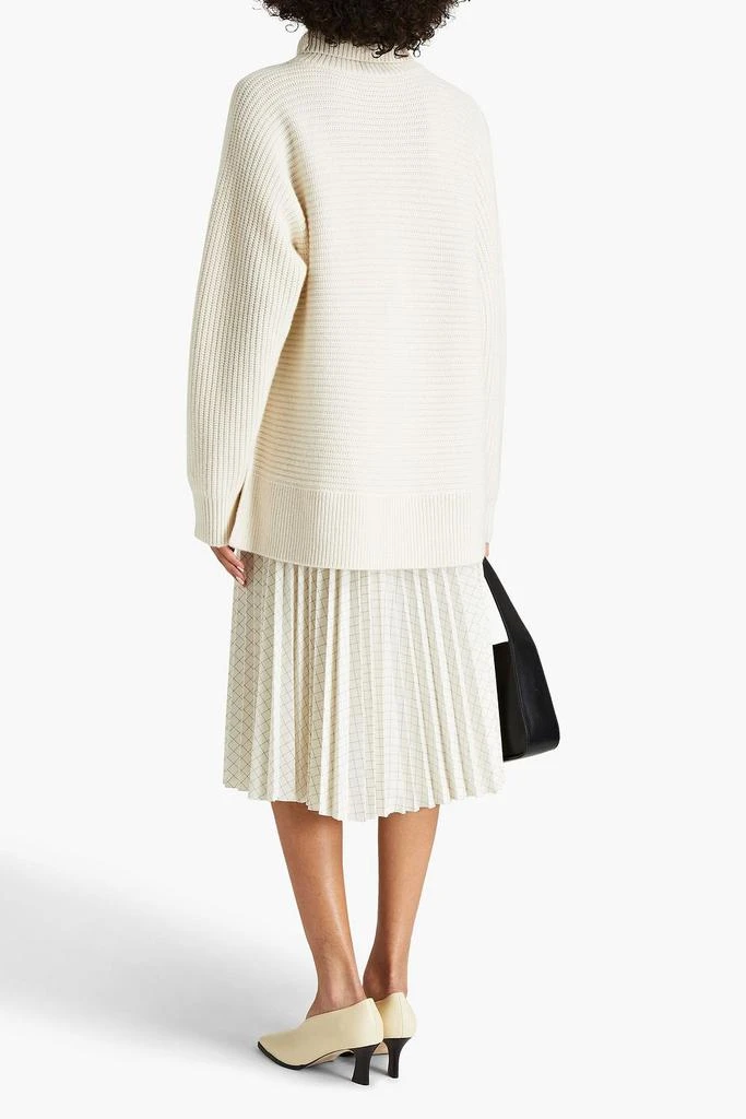 商品ROSETTA GETTY|Ribbed cashmere turtleneck sweater,价格¥1896,第3张图片详细描述