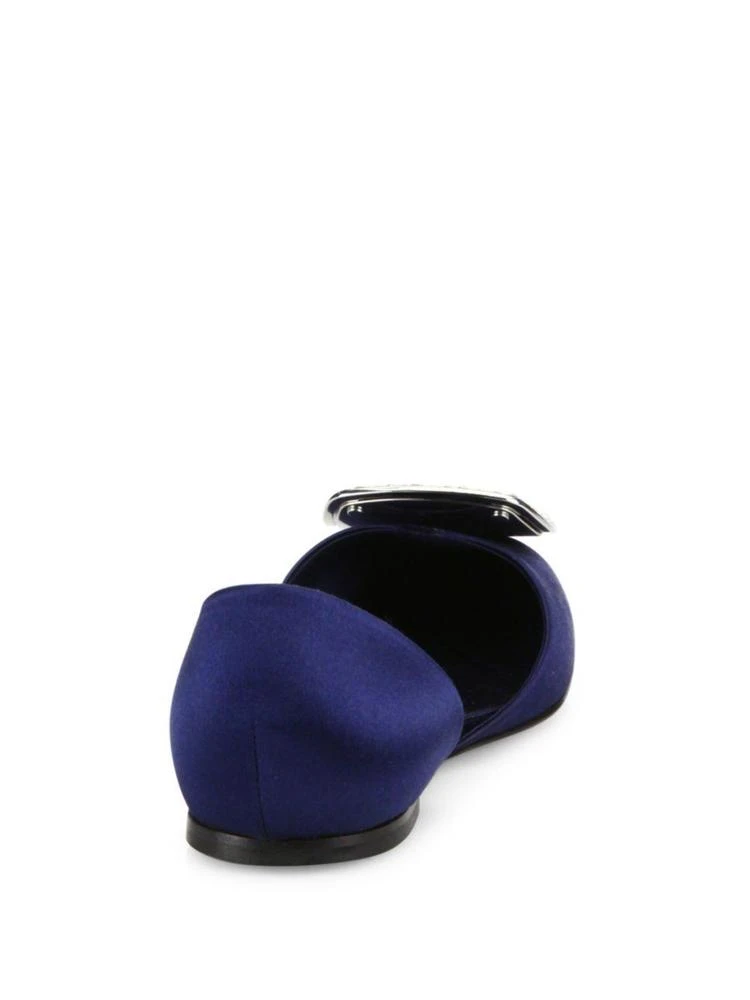 商品Roger Vivier|Ballerine Chips Satin d'Orsay Flats,价格¥7321,第2张图片详细描述