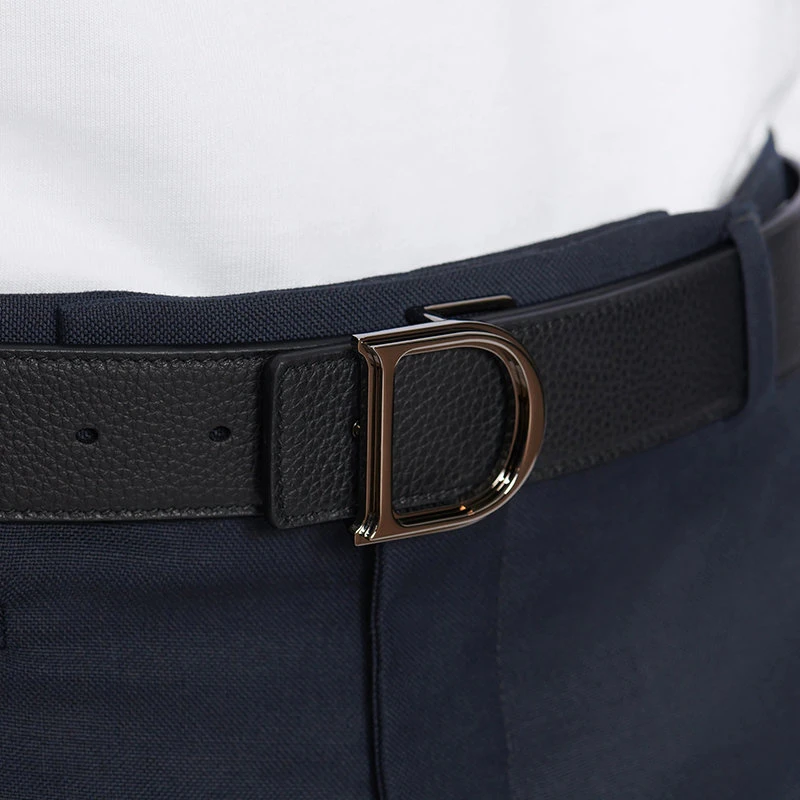 【预售3-7天】DIOR/迪奥 21年秋冬 男士35毫米金属覆层黄铜“D”腰带扣4917REMET_H07K 商品