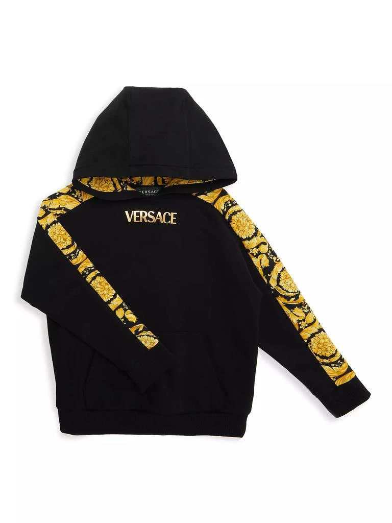 商品Versace|Little Kid's & Kid's Foil Stamp Logo Barocco Sweatshirt,价格¥1755,第1张图片