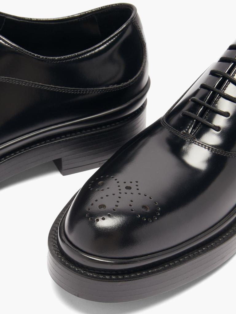 Spazzolato-leather Oxford shoes商品第6张图片规格展示