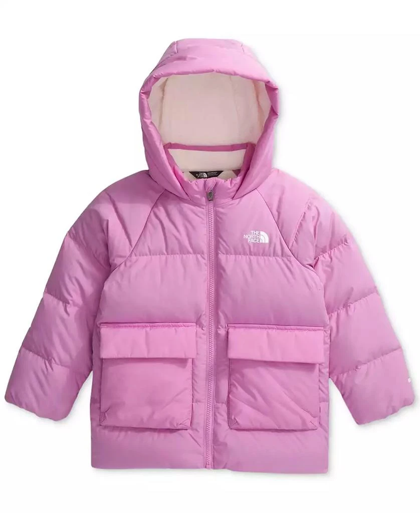 商品The North Face|Toddler & Little Girls North Quilted Fleece-Lined Full-Zip Hooded Down Parka,价格¥973,第3张图片详细描述