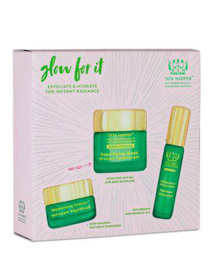 商品Tata Harper|Glow For It Exfoliate & Hydrate Gift Set ($94 value),价格¥445,第2张图片详细描述