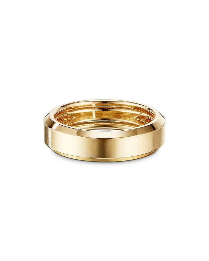 商品David Yurman|Men's 18K Yellow Gold Wedding Beveled Bands,价格¥22015,第1张图片