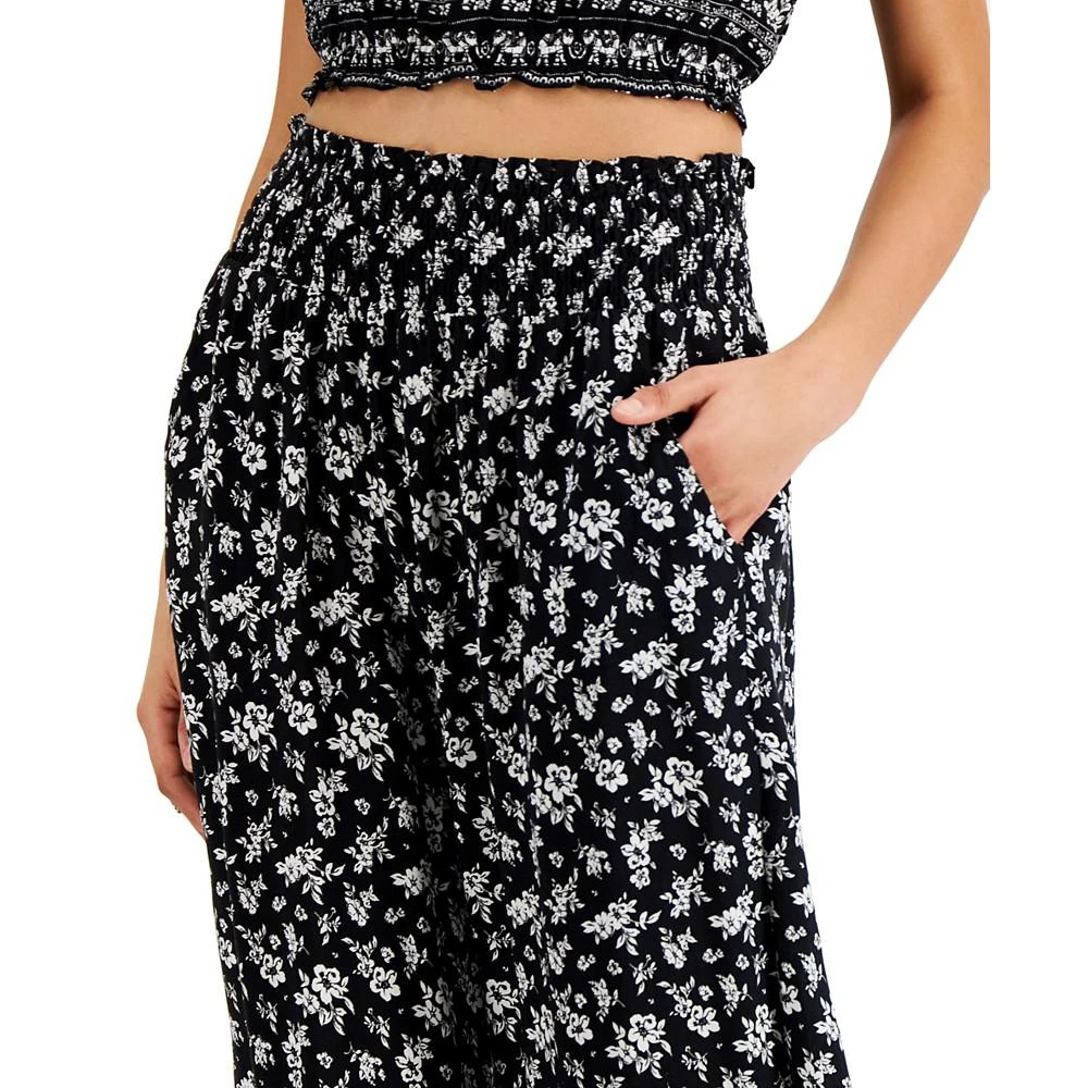 商品Kingston Grey|Juniors' Floral-Print Pull-On Pants,价格¥149,第4张图片详细描述