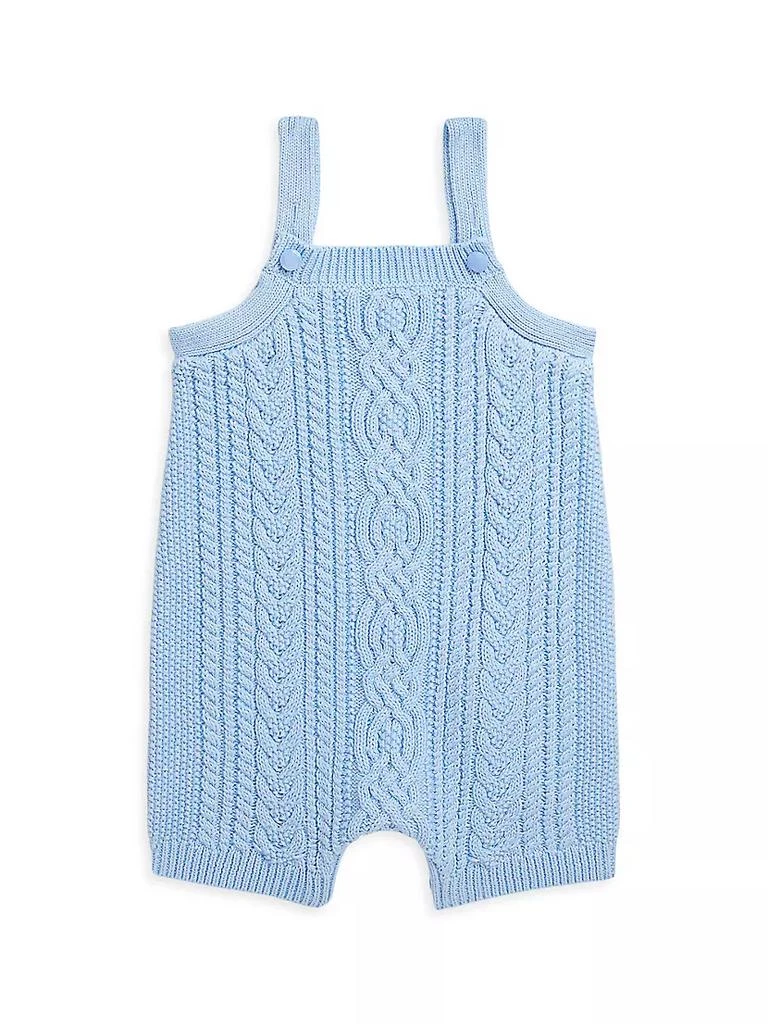 商品Ralph Lauren|Baby Boy's Cable-Knit Overalls,价格¥485,第1张图片