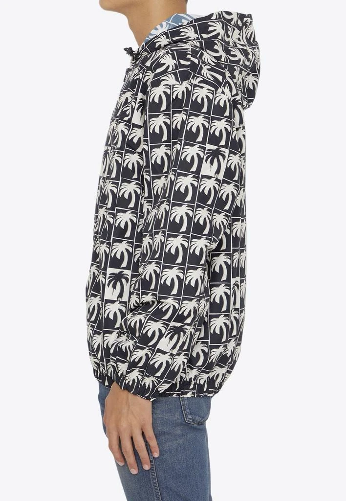商品Palm Angels|Dripping Palm Print Windbreaker Jacket,价格¥3485,第3张图片详细描述