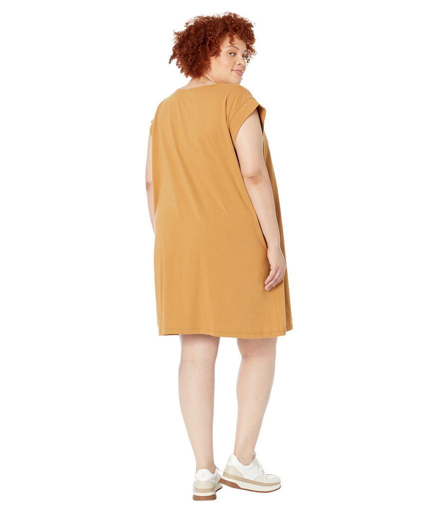 商品Madewell|Plus Organic Cotton Cap-Sleeve Tee Dress,价格¥241,第4张图片详细描述