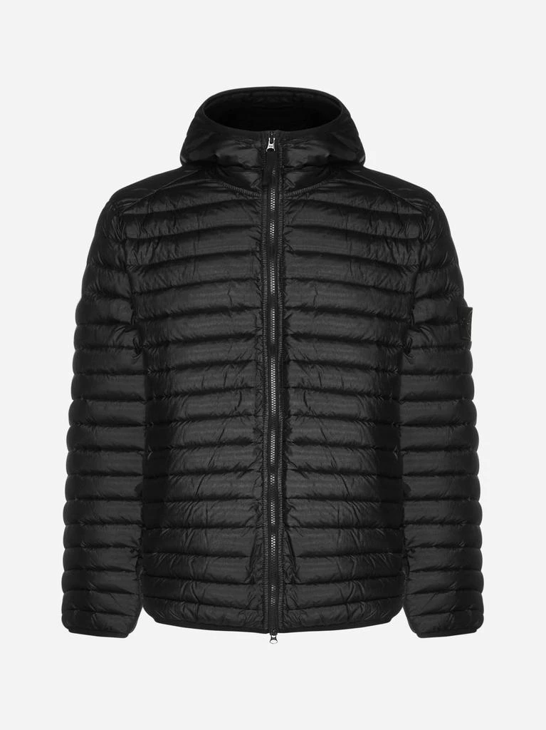 商品Stone Island|Hooded quilted nylon down jacket,价格¥3081,第1张图片