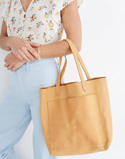 商品Madewell|The Transport 中号托特包,价格¥394,第3张图片详细描述