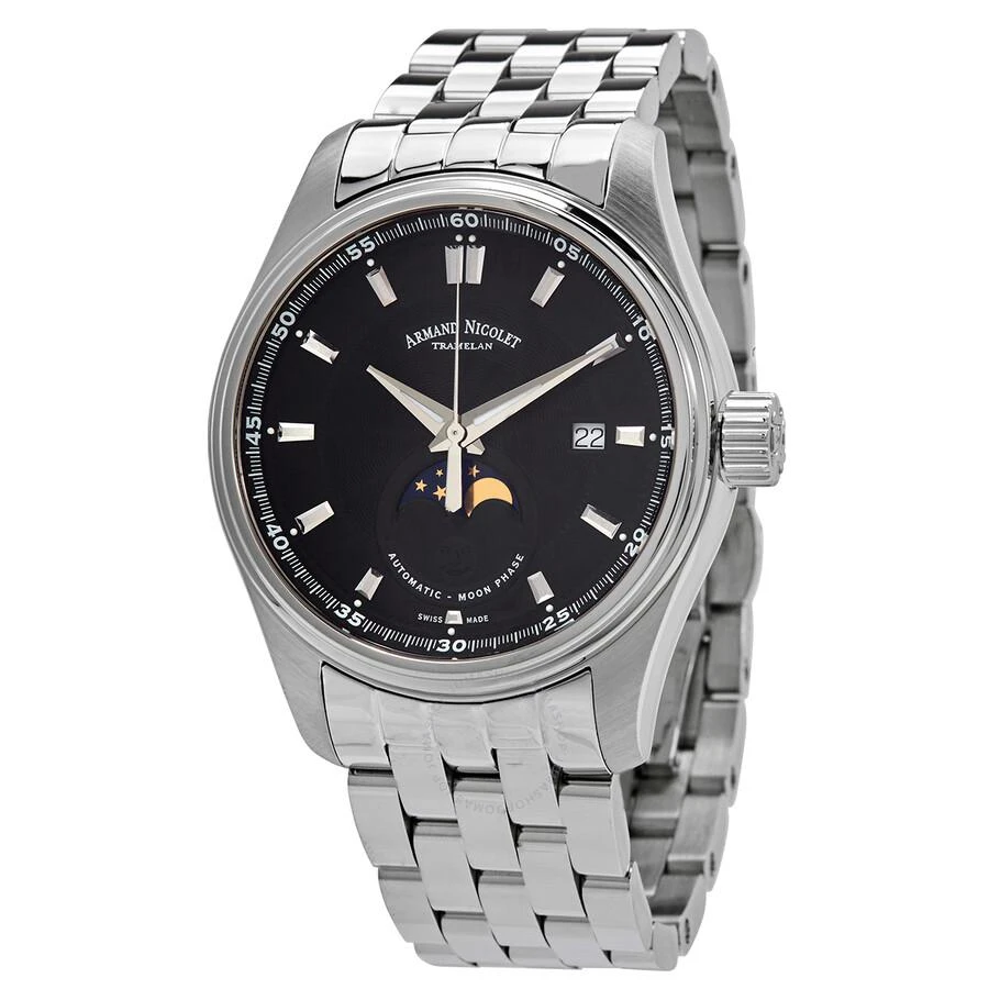 商品Armand Nicolet|MH2 Automatic Black Dial Men's Watch A640L-NR-MA2640A,价格¥4929,第1张图片