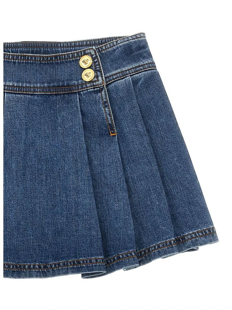 商品Versace|Versace Kids 'Medusa' Denim Skirt,价格¥2618,第3张图片详细描述