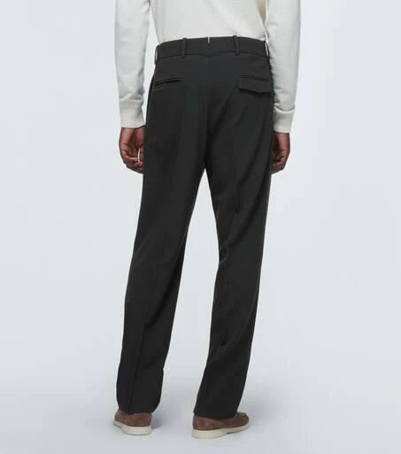 商品Loro Piana|Jasper pleated virgin wool pants,价格¥9908,第4张图片详细描述