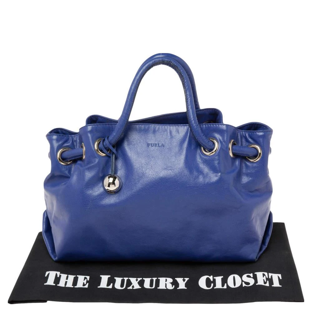 Furla Blue Leather Tote 商品