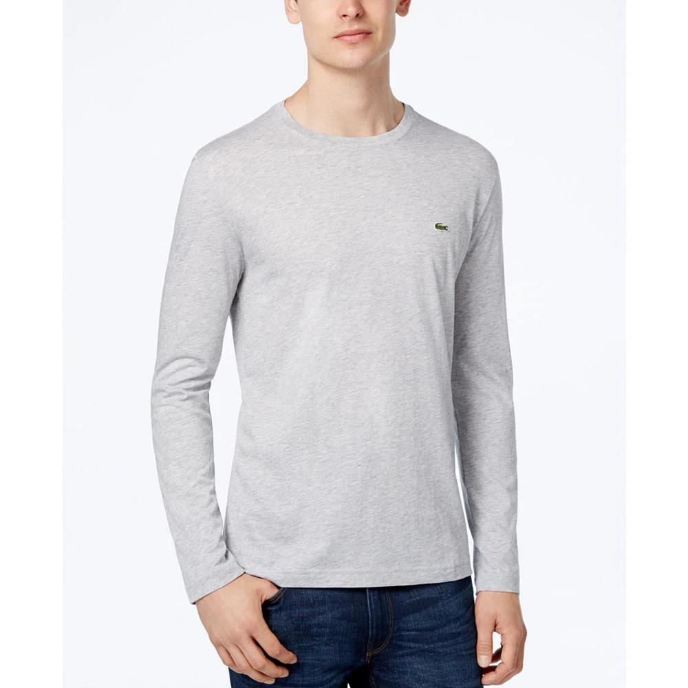 商品Lacoste|Men's Long Sleeve Crew Neck Jersey T-Shirt,价格¥410,第1张图片