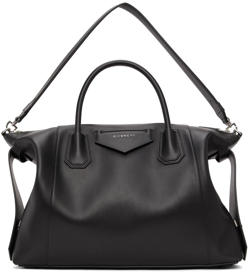 Black Medium Antigona Soft Bag商品第1张图片规格展示