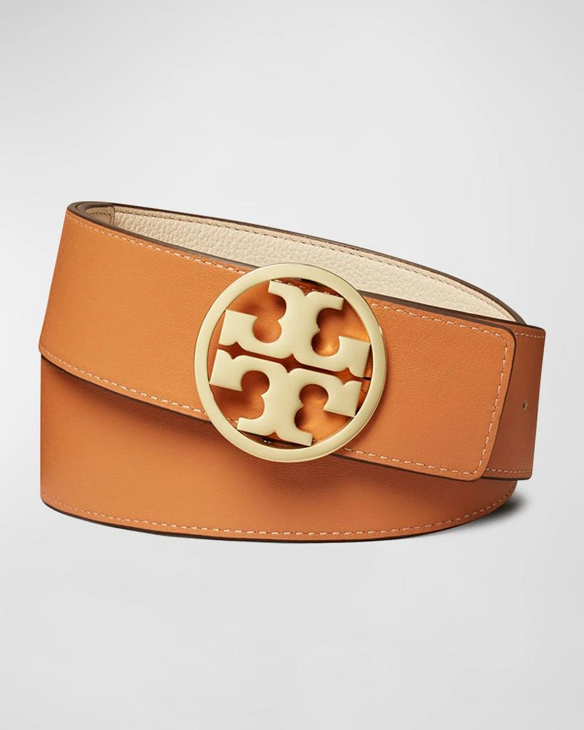 商品Tory Burch|Miller Reversible 1.5" Logo Belt,价格¥1759,第2张图片详细描述