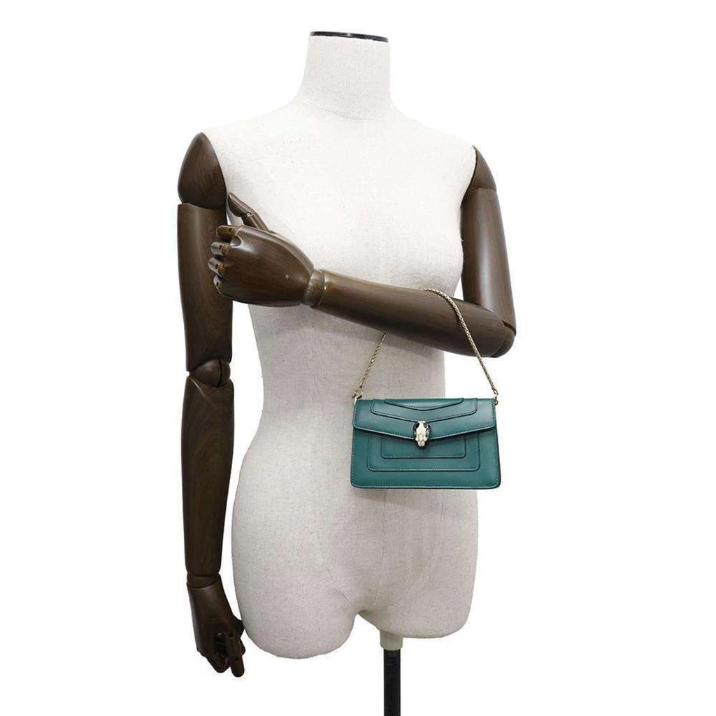 商品[二手商品] BVLGARI|Leather Handbag (Pre-Owned),价格¥9272,第4张图片详细描述