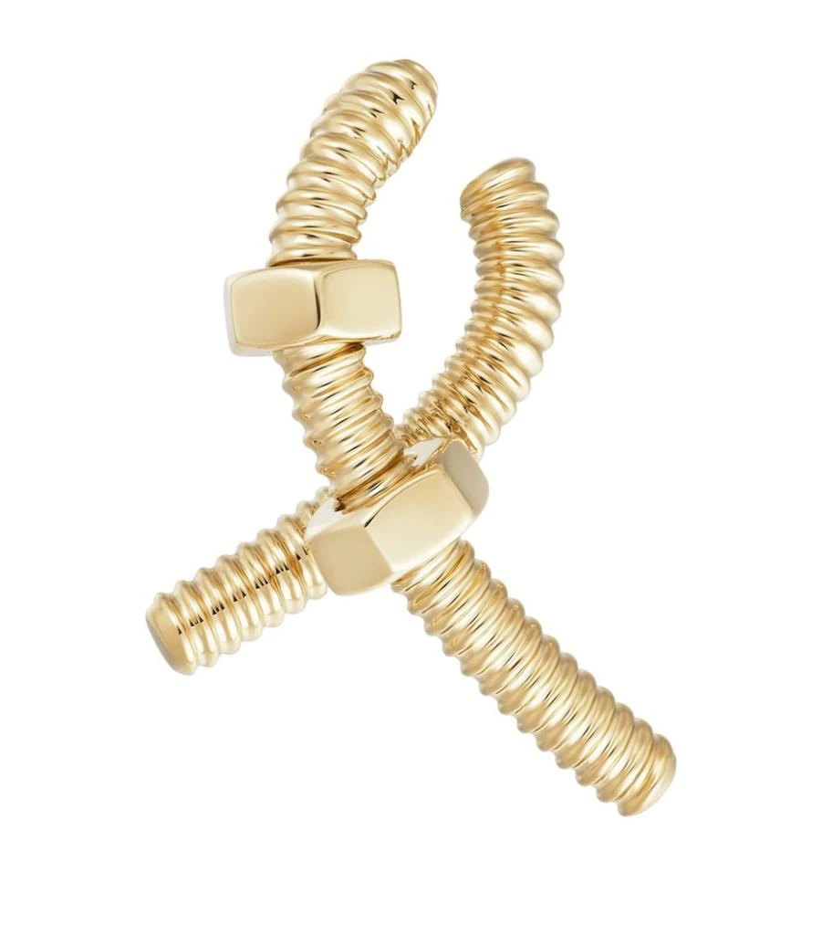 商品Cartier|Yellow Gold Écrou de Cartier Single Earring (Left),价格¥30674,第1张图片