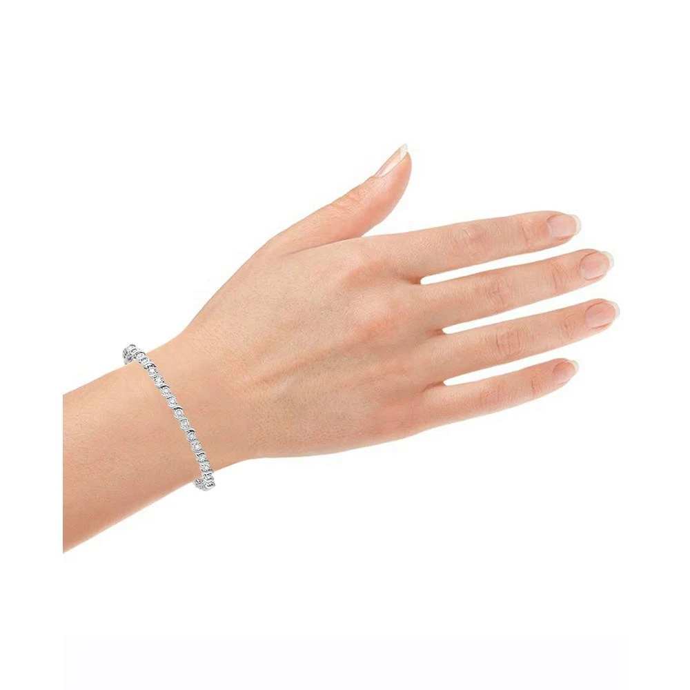 商品Macy's|Diamond Bracelet (1/2 ct. t.w.) in Sterling Silver,价格¥663,第2张图片详细描述
