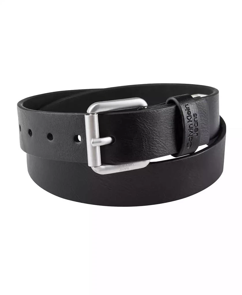 商品Calvin Klein|Big Boys Casual Jeans Roller Bar Buckle Belt,价格¥168,第1张图片