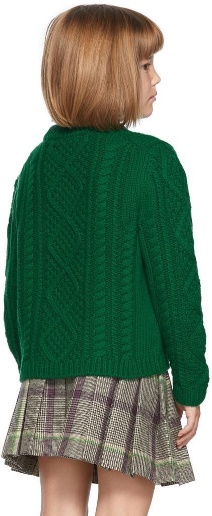 商品Bonpoint|Kids Green Tihana Sweater,价格¥1330,第6张图片详细描述