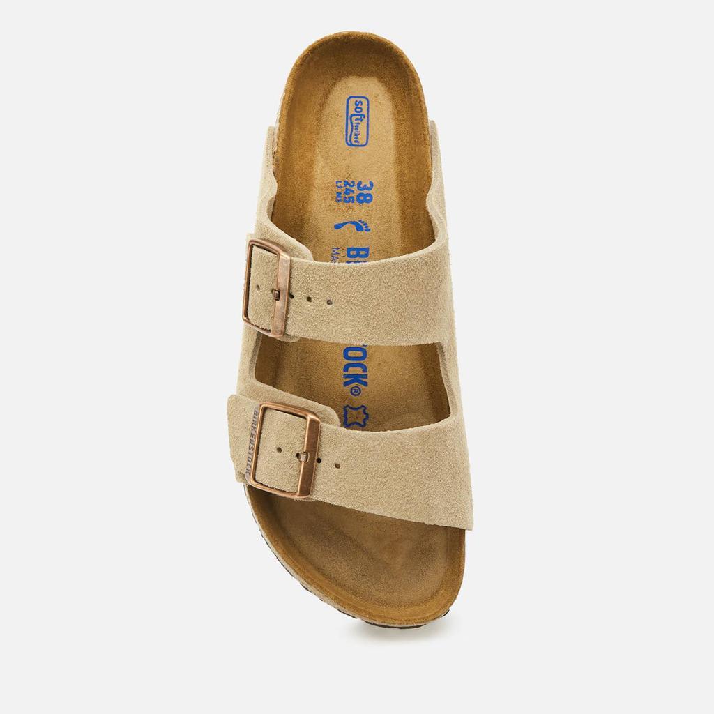 商品Birkenstock|Birkenstock Women's Arizona Slim Fit Sfb Suede Double Strap Sandals - Taupe,价格¥795,第5张图片详细描述