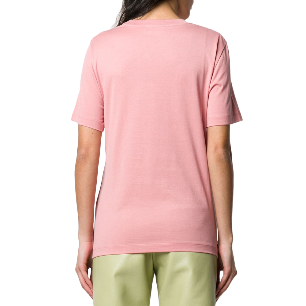SALVATORE FERRAGAMO 女士粉色标志短袖T恤 11-C466-727087商品第3张图片规格展示
