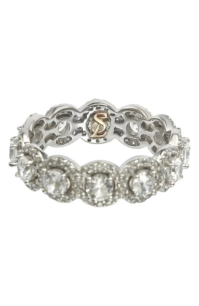 商品Suzy Levian|Sterling Silver CZ Bridal Band Ring,价格¥671,第2张图片详细描述