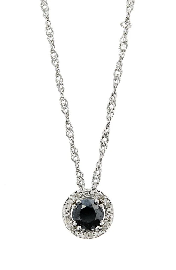 商品Savvy Cie Jewels|Sterling Silver Diamond Pendant Necklace - 0.75ct.,价格¥1208,第1张图片