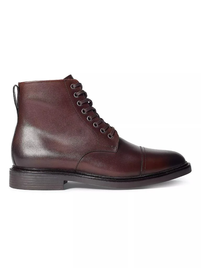 商品Ralph Lauren|Asher Leather Lace-Up Boots,价格¥929,第1张图片