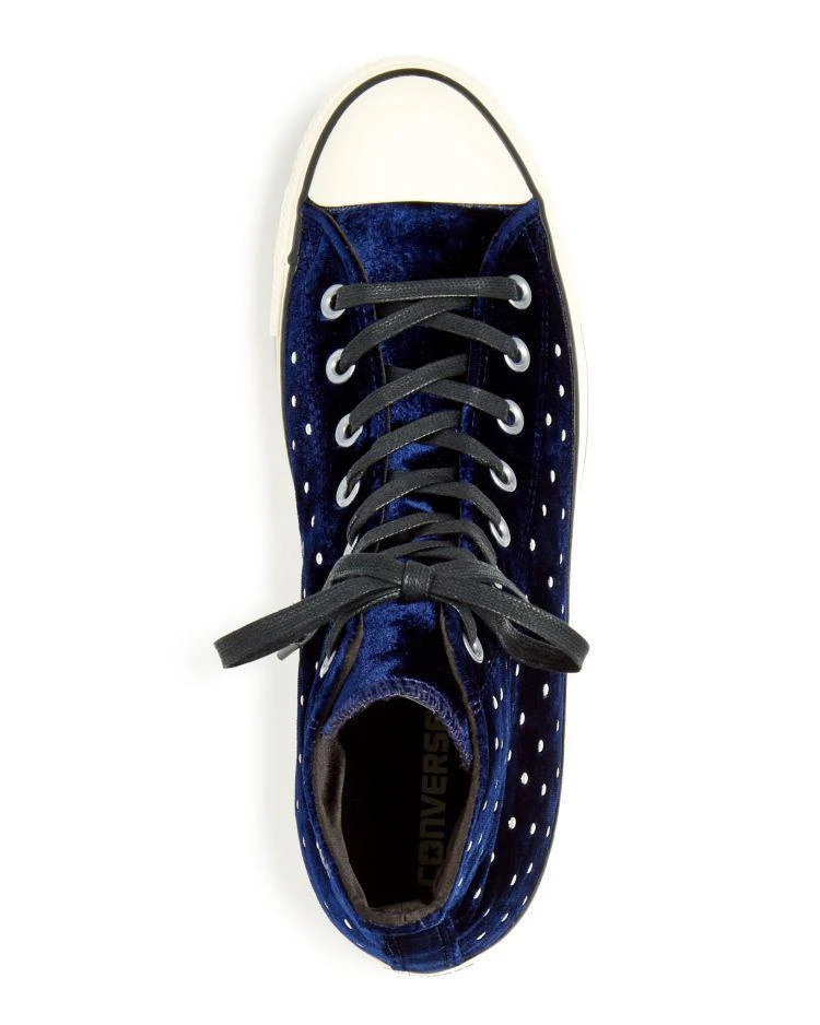 商品Converse|Women's Chuck Taylor Embellished Velvet High Top Sneakers,价格¥498,第3张图片详细描述