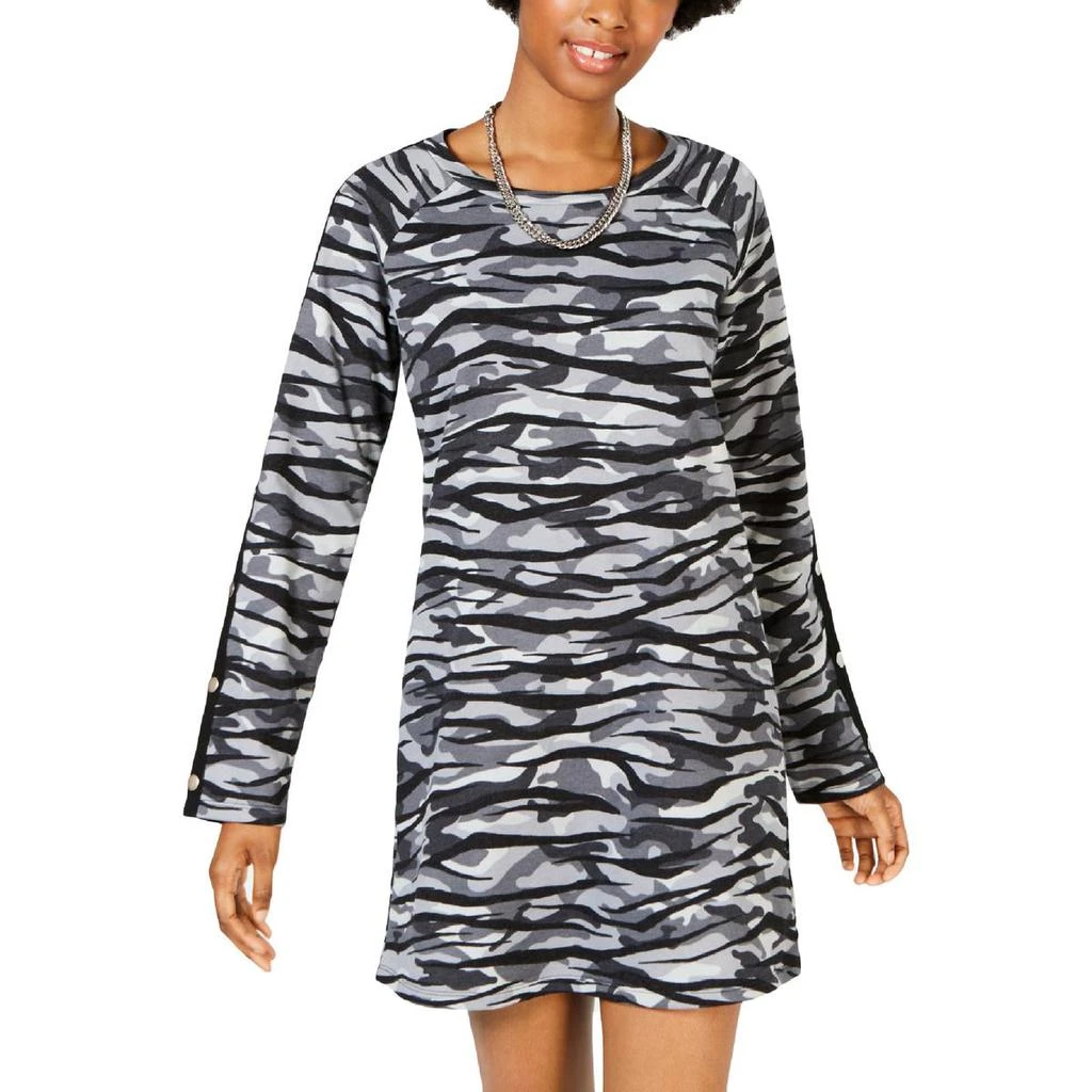 商品Material Girl|Material Girl Womens Juniors Mini Heathered Sweatshirt Dress,价格¥39,第2张图片详细描述