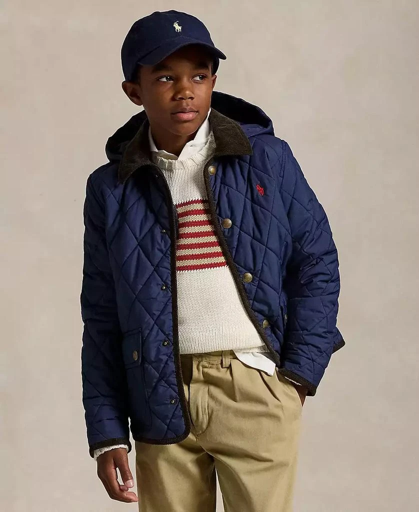商品Ralph Lauren|Big Boys Hooded Barn Jacket,价格¥998,第1张图片