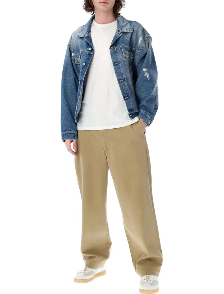 商品MM6|MM6 Maison Margiela Ripped Denim Jacket,价格¥2995,第4张图片详细描述