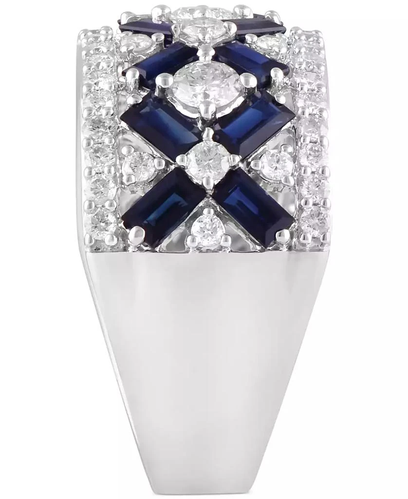 商品Macy's|Sapphire (2 ct. t.w.) & Diamond (1 ct. t.w.) Band in 14k White Gold,价格¥10865,第4张图片详细描述