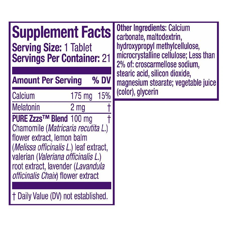 商品PURE Zzzs|All Night Extended Release Melatonin Sleep Aid,价格¥97,第3张图片详细描述
