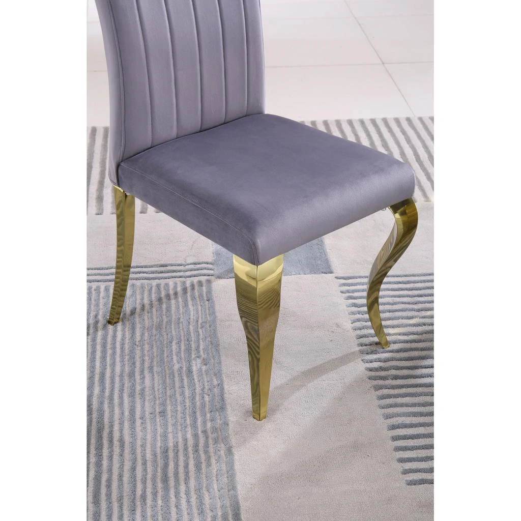 商品Simplie Fun|Seating for Dining in Velvet,价格¥5342,第3张图片详细描述