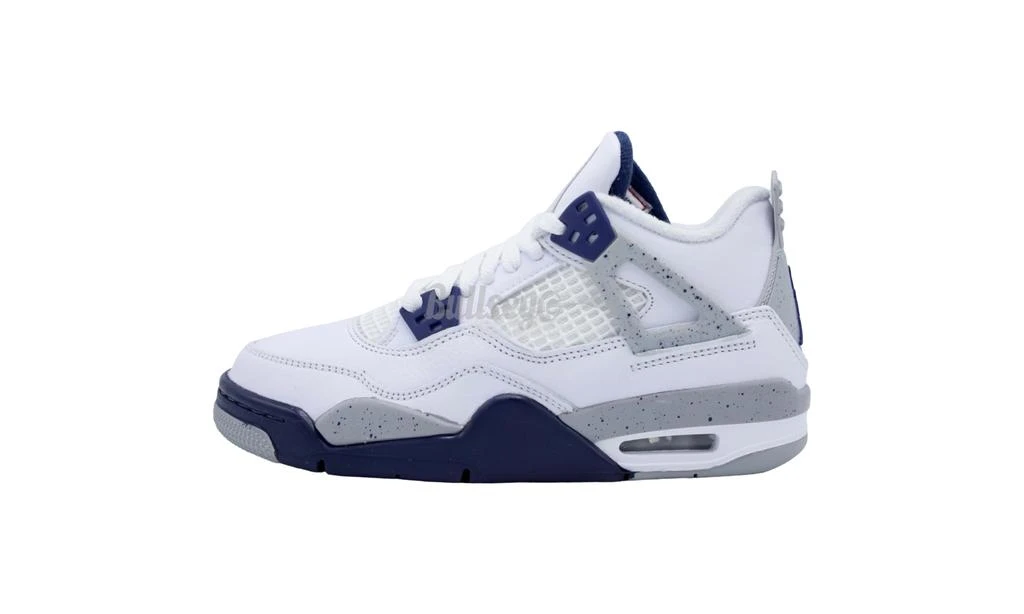 商品Jordan|Air Jordan 4 Retro "White Midnight Navy" GS,价格¥1687-¥2437,第1张图片